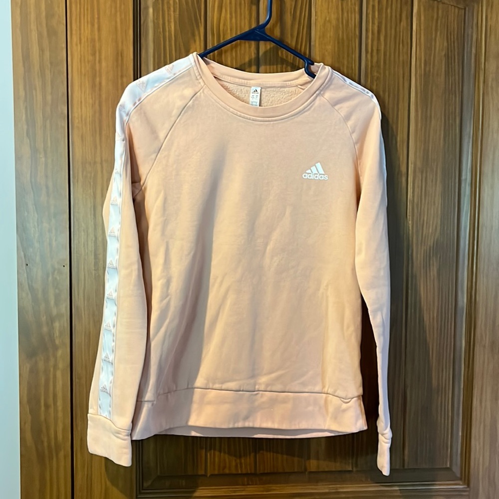 Adidas pink crewneck